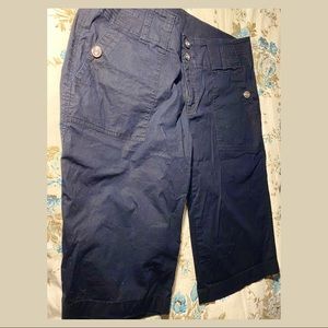 INC NAVY BERMUDA SHORTS